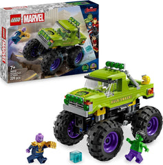 Il camion LEGO® Marvel Hulk vs. Thanos - Giocattolo da costruzione del supereroe - Veicolo e minifigure degli Avengers - Monster Truck per il massimo divertimento - Regalo per ragazzi e ragazze di 7 anni - 76312 Set da costruzione Besuche den LEGO-Store Titolo predefinito