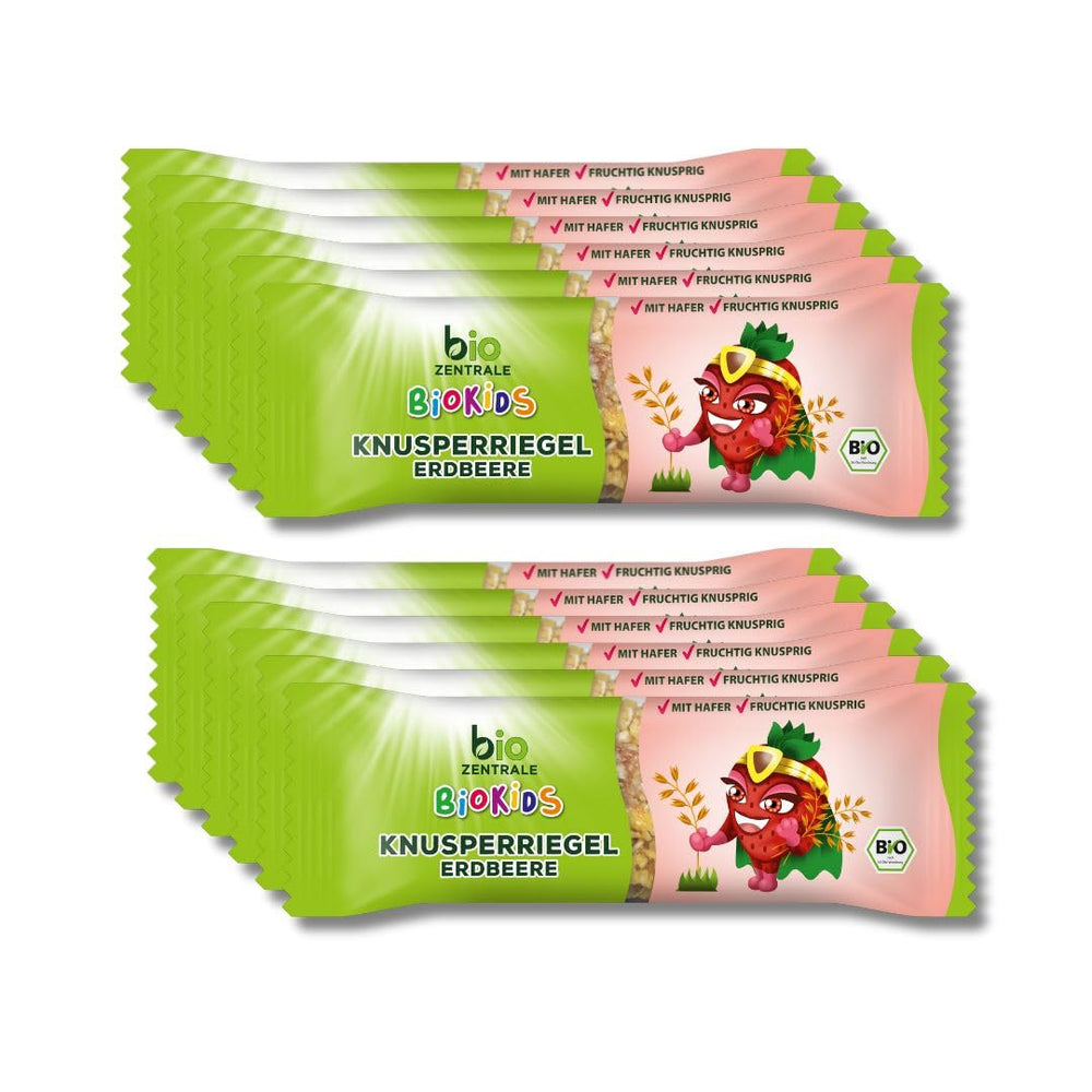 Barrette croccanti alle fragole 12 x 20g