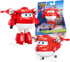 Auldey EU740283 Super Wings Transformer Figura JETT Supercharge 12 Cm, Action figures colorate Naty Shop Jett S4