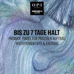 OPI Nail Lacquer nei toni del blu e del verde - Smalto per unghie ad asciugatura rapida, resistente alle scheggiature e a lunga tenuta - dura fino a 7 giorni - con pennello extra largo ProWide