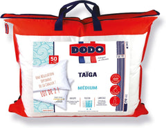 DODO Pernă din 2 piese, 50 X 70 cm, Confort mediu, Pernă sintetică Taiga, Senzație ultramoale și respirabilă, Lavabilă la mașină la 40 °C Perne standard Naty Shop
