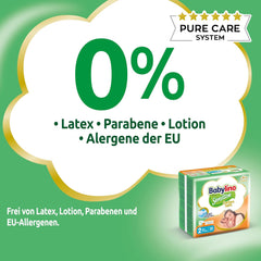 Pannolini per bambini sensibili, taglia 2, mini (3-6 kg), 192 pannolini