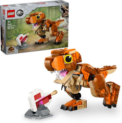 LEGO Jurassic World Little Eatie: T.Rex Giocattolo da costruzione per ragazzi e ragazze Set da costruzione dinosauro di 7 anni Modello regalo per bambini con bocca, testa e coda mobili 76967 Set da costruzione Besuche den LEGO-Store Titolo predefinito