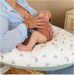 Cuscino gravidanza - Cuscino allattamento - Cuscino multifunzione 2 in 1 - Sfoderabile 78 X 44 cm Accessori Alimentazione e Allattamento Bebe Naty Shop