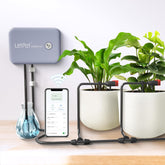 Sistema di irrigazione automatico per interni WiFi - Sistema di irrigazione a goccia intelligente con controllo app, computer per irrigazione per 10 piante d'appartamento, irrigazione per le vacanze e irrigazione delle piante (Grigio)