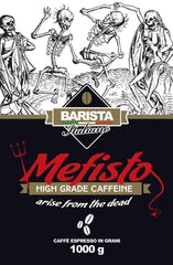 🔱 Mefisto - Cafea Extrem de Puternică 🔱 1KG Boabe de Cafea 🔱 Cafea cu Conținut Ridicat de Cafeină 🔱 Robusta Premium
