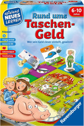 Ravensburger 24996 - Tutto sulla paghetta - Gioca e impara per bambini, Gioco educativo per bambini dai 6 ai 10 anni, Imparare giocando per 2-4 giocatori
