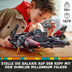 LEGO Star Wars Dark Millennium Falcon, Set astronave, Giocattolo da costruzione per bambini, Regalo di compleanno per ragazzi, ragazze e fan, Giocattolo d'avventura 75389 Set da costruzione Acquista dal negozio LEGO