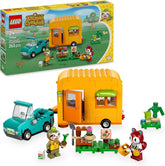 LEGO Animal Crossing Gerds Wohnwagen & Gärtnerei, Bauset für Rollenspiele, Spielzeug Auto für Kinder, Geschenk für Mädchen und Jungen ab 7 Jahren, Videospiel Spielzeug mit Tierfiguren 77054