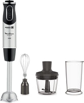 DD6558 DD655810 Quickchef Tauchmixer 3 in 1, tecnologia Powelix, 3 ripiani, acciaio inox, acciaio/nero Kitchen Naty Shop