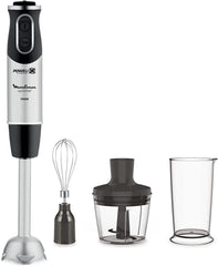 DD6558 DD655810 Quickchef Tauchmixer 3 in 1, tecnologia Powelix, 3 ripiani, acciaio inox, acciaio/nero Kitchen Naty Shop