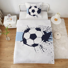 Biancheria letto per ragazzi, calcio, microfibra poliestere Biancheria letto - bambini Naty Shop