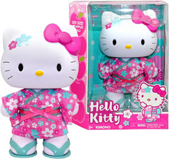 HKTJ5000 Kimono-Puppe, bambola grande 32 cm con 5 snodi, indossa un meraviglioso kimono e sandali da tirare fuori, Spielzeug mit Appleduft, Berühmtheit