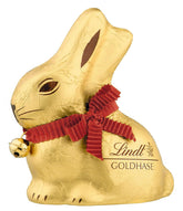 Iepurașul auriu Lindt cu ciocolată | Iepurașul auriu 100g | Ciocolată cu lapte premium în formă de iepuraș pentru Paște | Ciocolată de Paște | Cadou de ciocolată | Iepurașul de ciocolată | Iepurașul de Paște