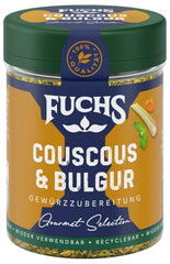 Fuchs Spices Gourmet Selection Medio Oriente/Africa - Miscela di spezie per couscous e bulgur Miscela di spezie ricaricabile per condire piatti vegani a base di bulgur 55g