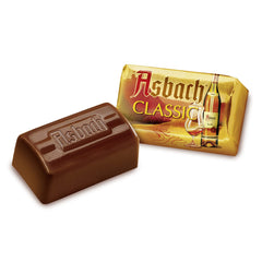 Praline delicate RCP Asbach in bottiglie crostate - 1 x 310 g - Cioccolato fondente con ripieno Asbach