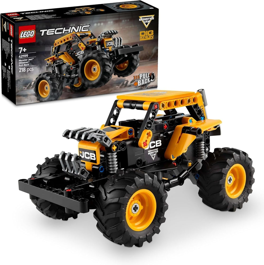 LEGO Technic Monster Jam Digatron, set da gioco Monster Truck per bambini, giocattoli da costruzione per bambini, ragazzi e ragazze dai 7 anni, idee regalo per Monster Truck e appassionati di sport motoristici 42199 Set da costruzione Besuche den LEGO-Store Titolo predefinito