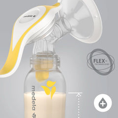 Tiralatte manuale Medela Harmony - Design svizzero compatto con protezioni Personalfit Flex e tecnologia Medela 2-Phase Expression Accessori Alimentazione e Allattamento Bebe Naty Shop