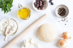 Städter Pizzarolle aus Buchenholz mit einem Durchmesser von 3,3 cm - Länge 45,5 cm - ideale per stendere la pasta