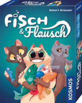 Kosmos 741846 Gioco di carte Fish & Fluff, un divertente gioco di aste per tutta la famiglia, gioco da tavolo per 2-6 giocatori dagli 8 anni in su, gioco di società