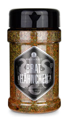 Ankerkraut Brathähnchen, Marinata per knuspriges Hähnchen, Chicken Gewürzsalz für Grill, Backofen und Pfanne, Chicken-Wings selber würzen, BBQ-Rub, 200g im Streuer