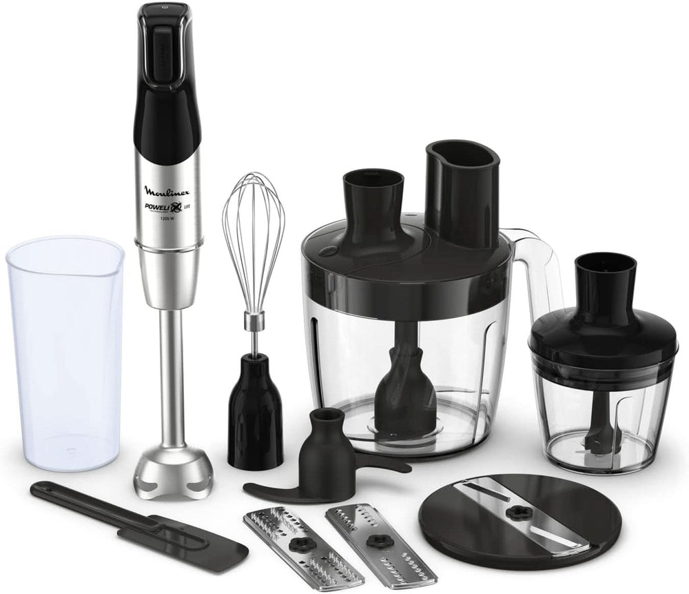 Infinyforce Pro Robot da cucina 1200W, Hochleistungsklingen, Schnelle Ergebnisse, Ergonomische Geschwindigkeitregelung, Geschwindigkeitregelung, Abnehmbare Spülmaschinenfeste Teile DD95JD10 Kitchen Naty Shop