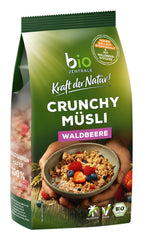 Muesli croccante ai frutti di bosco Biozentrale | 375 g di muesli biologico | Ideale per la colazione e per la tua tazza di muesli da asporto | Un'alternativa alle barrette di muesli