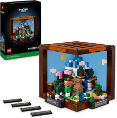 LEGO Minecraft The Workbench Set da costruzione 8 personaggi Set di videogiochi, inclusi Steve Alex Creature e biomi Modello del 15° anniversario Idea regalo per adulti Uomini Donne 21265 Set da costruzione Besuche den LEGO-Store Titolo predefinito