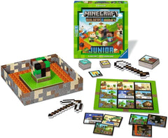 Ravensburger 24615 Minecraft Builders & Biomes Junior - Gioco cooperativo per 2-4 giocatori dai 5 anni in su