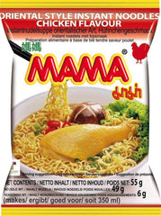 MAMA Noodles istantanei al gusto di pollo - Zuppa di noodle istantanei in stile orientale - Autentica cucina tailandese - 24 x 55g