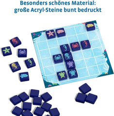 KOSMOS 691554 Aqualin - Swarm Tactics pentru doi, joc pentru doi jucători, joc de societate pentru exact 2 jucători cu vârsta de 10 ani și peste, joc de strategie