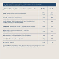 Barretta di muesli con cioccolato e uvetta dell'Amazzonia, 192 g