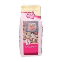 Funcakes Mix Für Enchanted Cream®: Einfach Zu Berübenende, Sehr Leichte Und Flauschige Schneeweiße Creme, Perfekt Zum Füllen Und Abdecken Von Kuchen Oder Als Belag Für Cupcakes, Halal., 900 G Mix per la cottura e la cottura Naty Shop 900 G (1Er Pack) Vaniglia