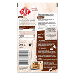 RUF Rye Sourdough Liquid, estratto liquido per impasti e panini, Lievito Madre, pane di segale e integrale, 170 grammi Kitchen Naty Shop