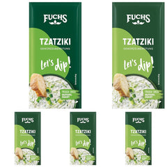 Fuchs Gewürze - Immergiamoci! Tzatziki Gewürzzubereitung, Gewürz für die Zubereitung von griechischem Tzatziki, 10 g nella busta