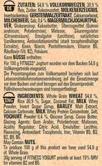 Nestlé Fitness Yogurt cereali integrali per la colazione con gusto parziale di yogurt 1 confezione (1 x 350 g)