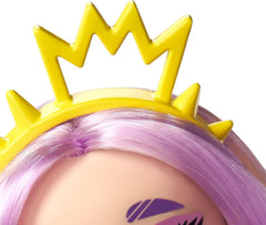 Mattel Hello Kitty GWW98 - Sanrio Badtz-Maru Figur und Jazzlyn Puppe (circa 25,4 cm) con abbigliamento e accessori, lunghi capelli lisci e outfit alla moda, tolles Geschenk für Kinder ab 3 Jahren