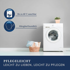 Billerbeck down pillow Martina - Pernă în 80 X 80 Cm - Pernă cu suport ferm - Gâscă jos 15% și pene 85% Perne standard Naty Shop