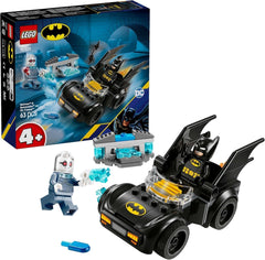 LEGO DC Batman: Batman e Batmobile vs. Mr. Freeze - Auto giocattolo del supereroe con 2 minifigure - Sparaghiaccio con elementi fuoco - Regalo per ragazzi e ragazze dai 4 anni 76301 Set da costruzione Besuche den LEGO-Store Titolo predefinito