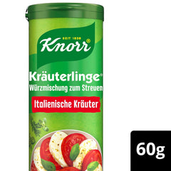 Knorr Kräuterlinge Italienische Kräuter Würzmischung zum Streuen für Pasta, Gemüse oder einen Salat 60 g