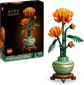 LEGO Botanicals Chrysanthemum - Artificial Flower Building Set - Creative Model Kit for Adults to Build - Faux Plant Gift for Women and Men - DIY Home Office Decor - 10368