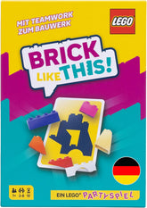 Asmodee Brick Like This! Das offizielle Lego-Partyspiel - Schnelles, lustiges Bauspiel für Familien, Kinder, Jugendliche und Erwachsene – 15 Minuten, für 2-8 Spieler ab 7 Jahren, Deutsch Version