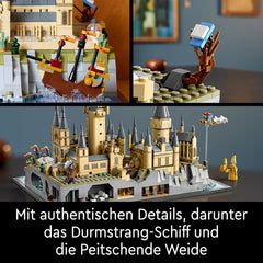 LEGO Harry Potter Schloss Hogwarts mit Schlossgelände - Set zum Sammeln für Erwachsene inkl. Hauptturm & Astronomieturm, Kammer des Schreckens & Architekt Minifigur - 76419