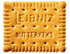 Biscuiți cu unt LEIBNIZ - 30% zahăr, 150 g, Biscuiți cu unt cu conținut redus de zahăr, Biscuiți crocanți autentici cu 52 de dinți (1 x 150 g)