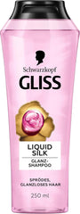 Gliss Shampoo Seta Liquida (250 ml), per capelli fragili e opachi Doccia e bagno Naty Shop