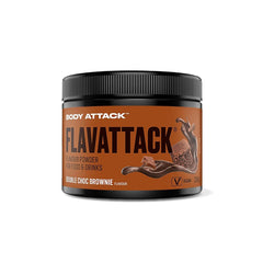 Body Attack Flavattack®, Brownie al doppio cioccolato, 250G / 83 porzioni Aromas Naty Shop 250 grammi Brownie al doppio cioccolato