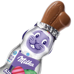 Milka Smiling Bunny Alpine Milk Design Edition - Cioccolato pasquale con 3 diversi design - 24 x 45 g