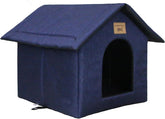 Katzenhaus Für Draußen Winterfest Wasserdicht Wetterfester Katzenhöhle Haustierhaus mit Katzenmatte Warm Hundehöhle Waschbar Hundehaus Tierheim Für Streuner Haustiere 45x40x45