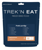 Terci proteic Trek'n Eat – Mic dejun bogat în proteine pentru exterior | Masă liofilizată pentru camping, drumeții și expediții | Sățios, rapid de preparat, ideal pentru deplasare