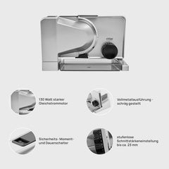 Ritter Serano 5 Affettatrice elettrica multifunzionale, made in Germany Rasnite e Affettatrici Naty Shop